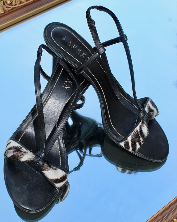 Ralph lauren 2025 strappy heels