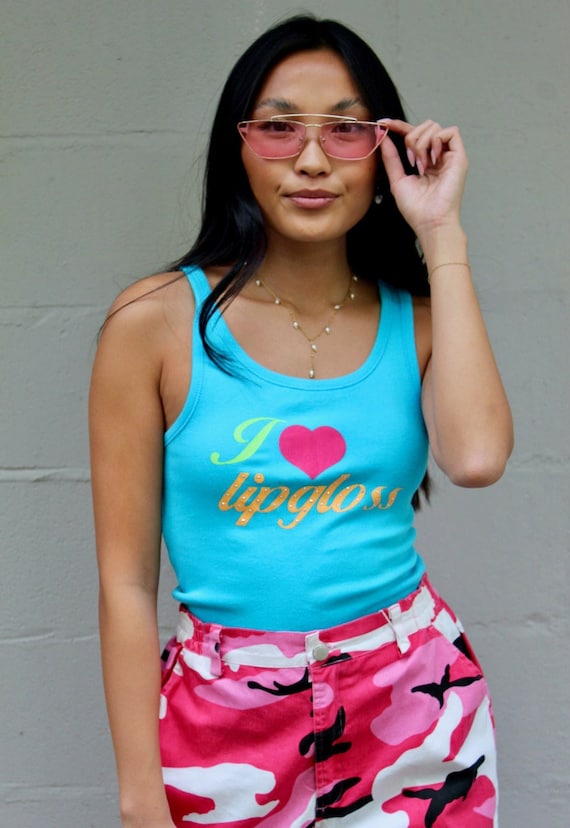 Y2K Mudd Lip Gloss Tank Top