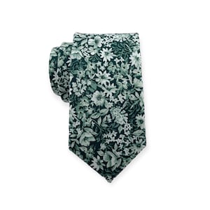 Forest Green Enchantment Necktie Forest Green Enchantment Necktie