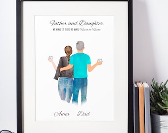 Dad Gift from daughter, Fathers Day Gift, Father daughter, Dad Birthday Gift, Fathers Day Gift from Daughter, Dad Gift daughter