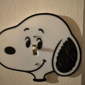 Handmade White Wall Light Switch Cover - Smooth Finish, Classic Arcade Feel, Smooth Action, Durable Decorative Electrical Switch Accessory