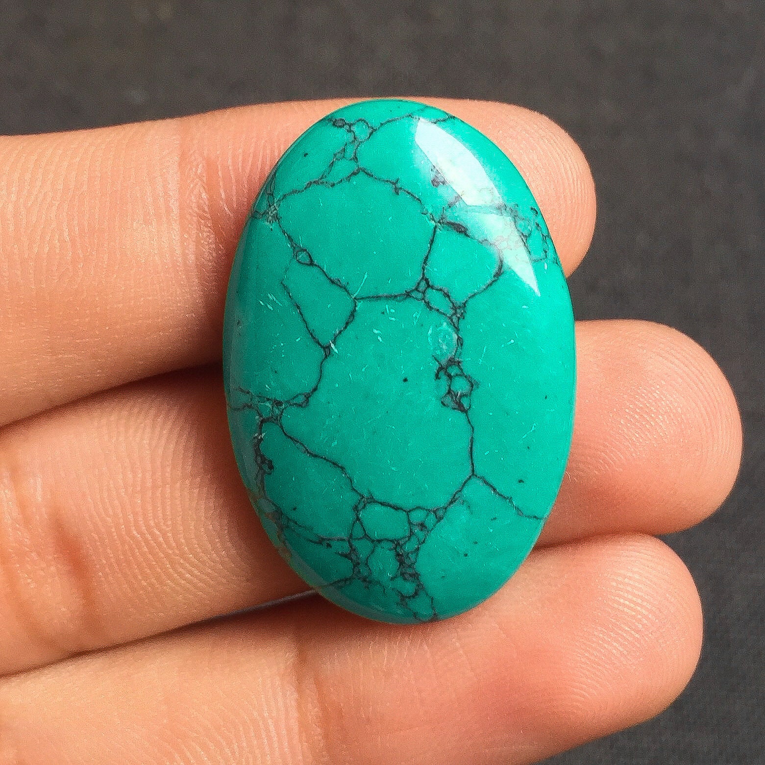 Blue Turquoise Stone Turquoise Stone Lab Created Gemstones Etsy