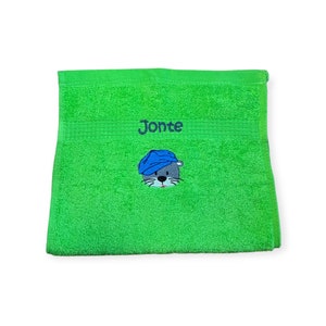 Damaloo Kinder Handtuch 30x50cm Mit Traktor - Weiches Baumwollhandtuch Für Kita & Schule