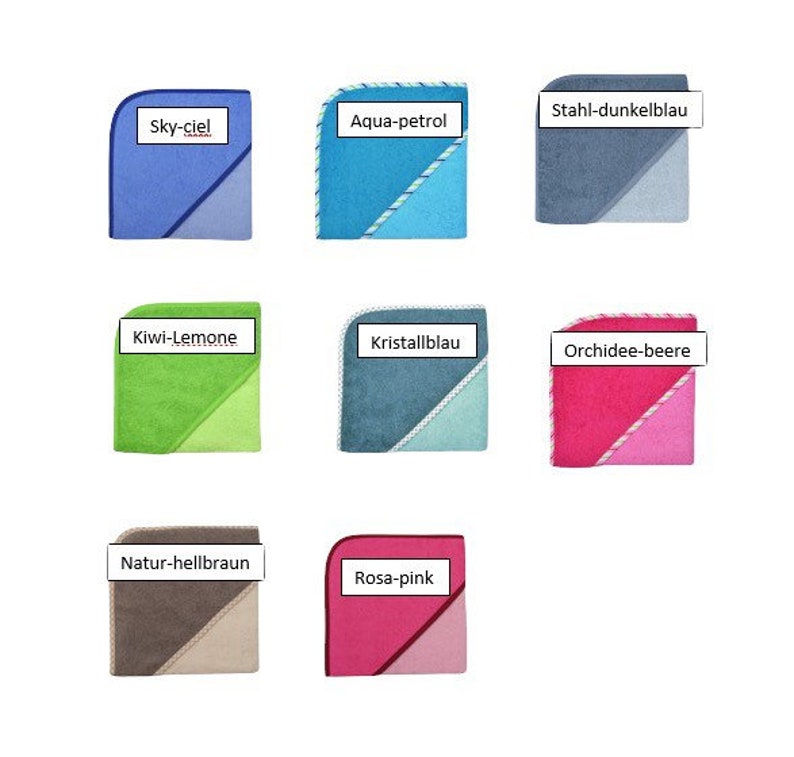 Fish Hooded Towel With Name Embroidered, 100 X 100 Cm, Various Colors