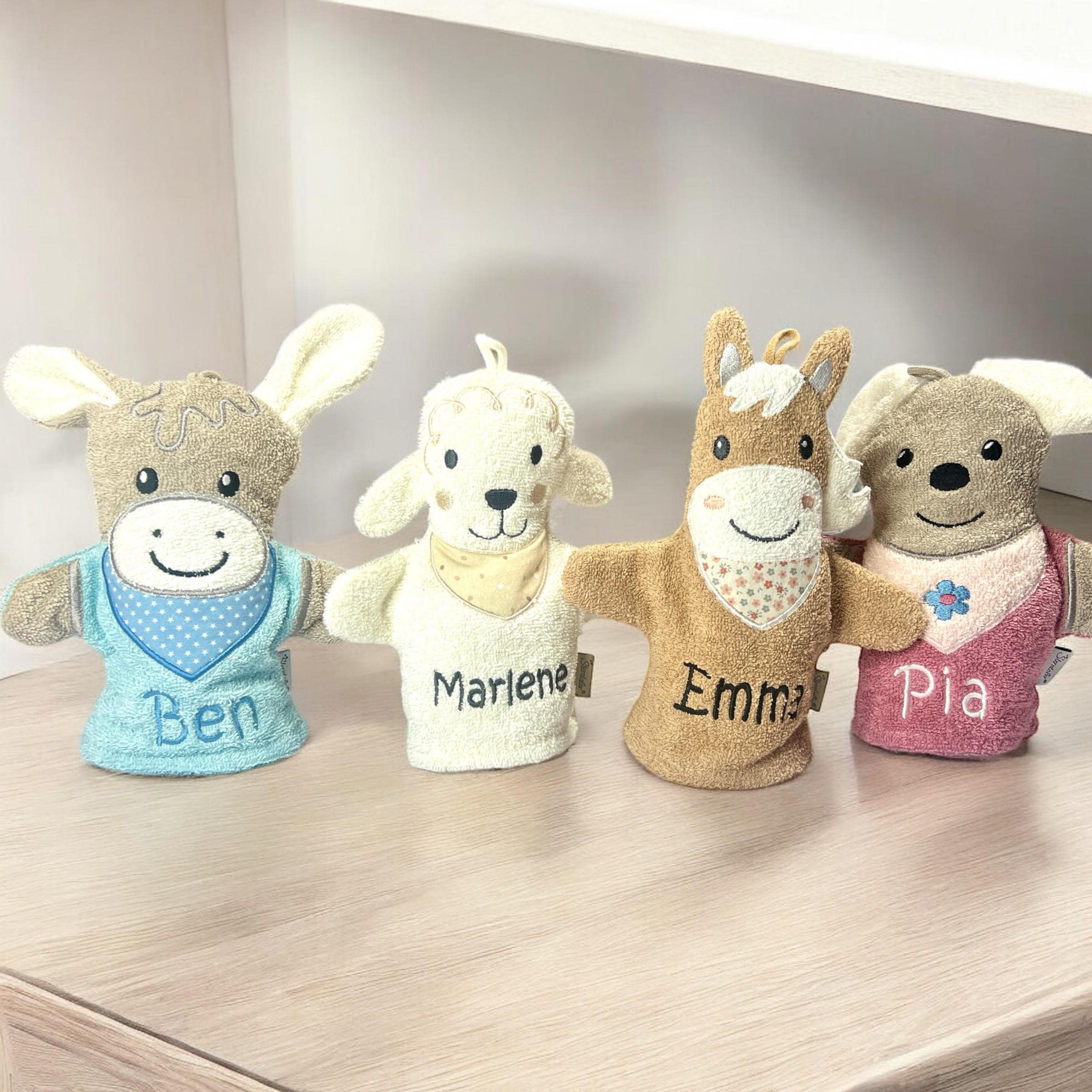 Sterntaler Foulard Esel Emmi Blu - Morbido Asciugamano Per Neonati Con Nodi - Gioco E Coccole - Foto 6