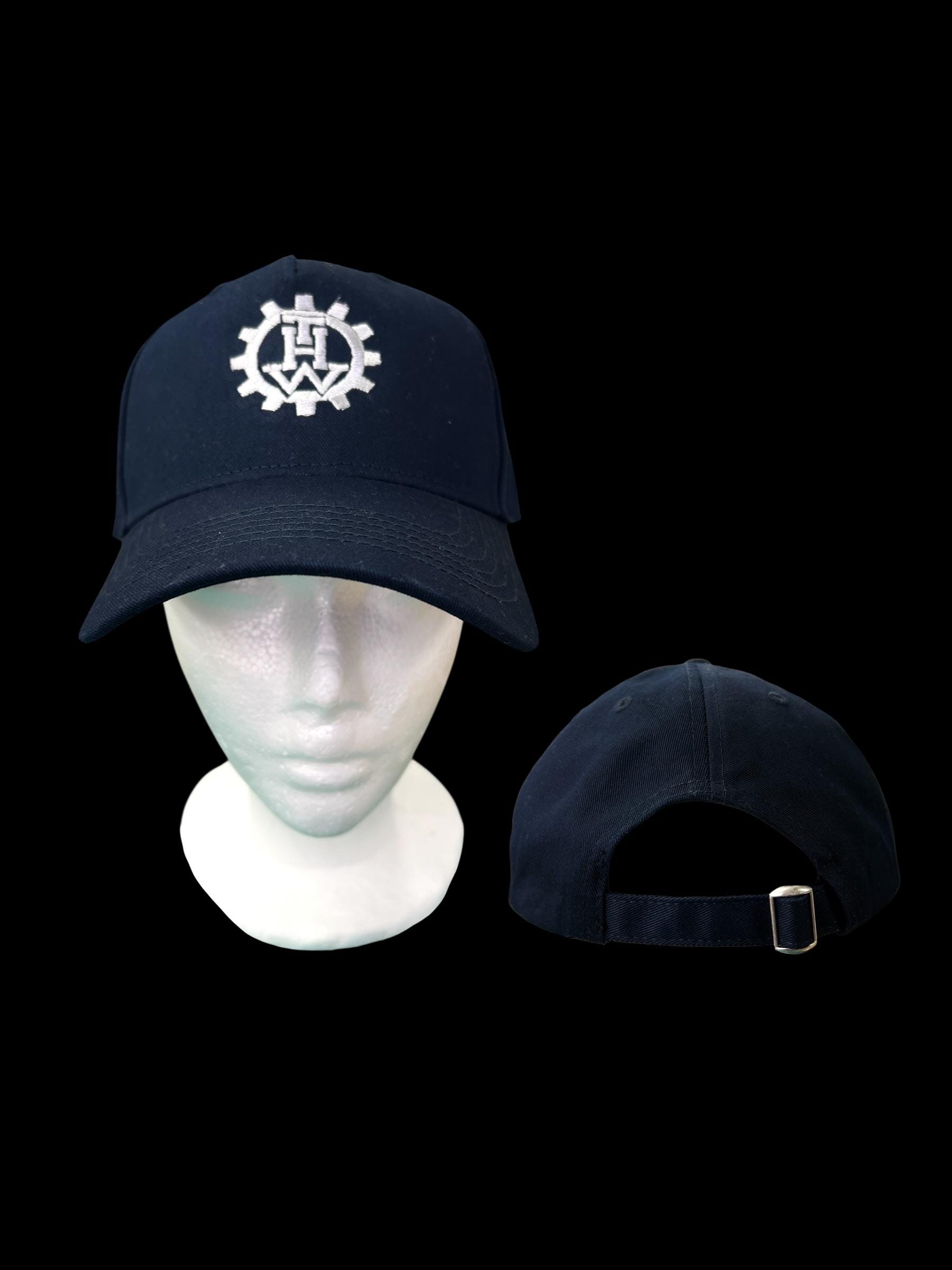 THW Cap, Navy Blue With Cogwheel Logo, Adjustable and Customizable