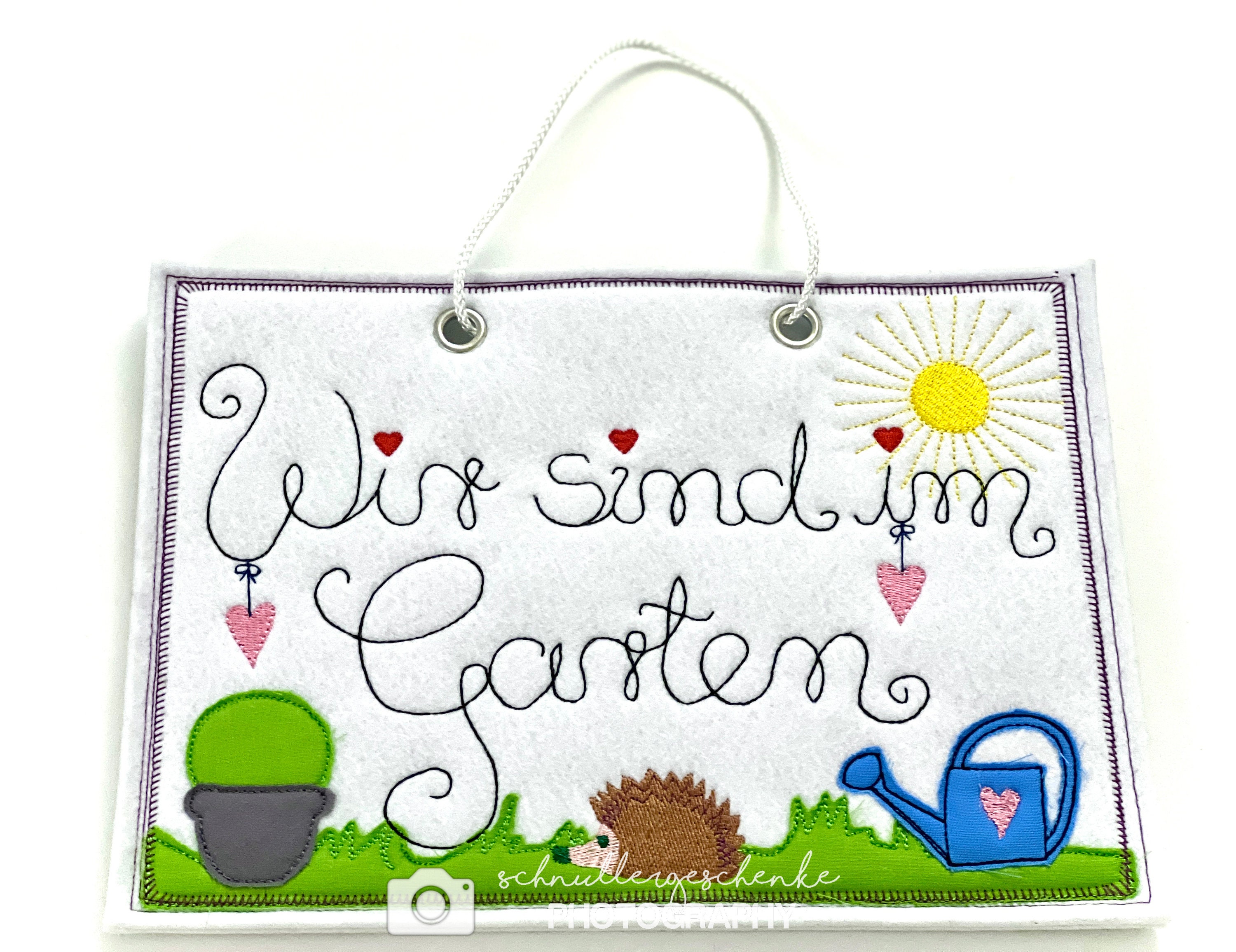 32+ Im Garten Schild, Anpassbar in design und text, ist jedes