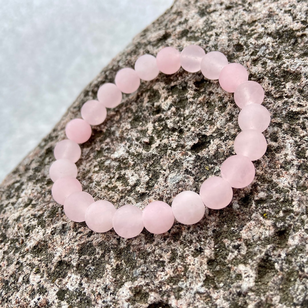 Bracciale Catena Reiki Guarigione Donna Ragazza Perle Tonde - Foto 4