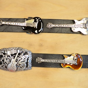 Guitar Belt Buckle for 4 cm Belt