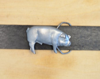 Schwein Gürtelschließe für 4cm Gürtel