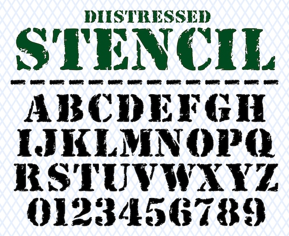 Stencil Army Fonts Free Download