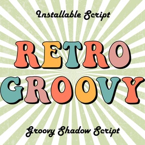 Groovy Font Ttf Svg Retro Groovy Font Groovy Letters Font Groovy Alphabet Font Wavy Font Wavy Letters Font Wavy Alphabet Font Digital Font