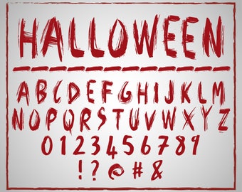 Halloween Font Svg Ttf Horror Font Scary Font Creepy Font Spooky Font Halloween Font Alphabet Happy Halloween Font Halloween Font Style