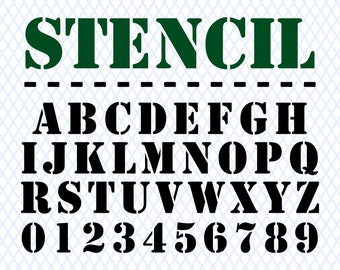 Stencil Font Ttf Svg Military Font Army Font Military Stencil Font Stencil Army Font Navy Font Stencil Letters Font Digital Font