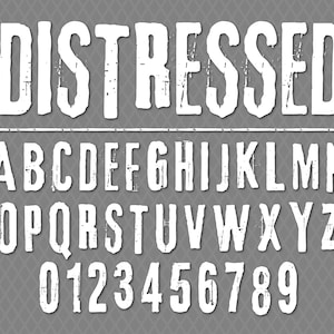 Distressed Font Grunge Font Distressed Letters Font Distressed Font For Cricut Rough Font Distressed Script Font Distressed Block Font