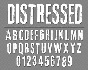 Distressed Font Grunge Font Distressed Letters Font Distressed Font For Cricut Rough Font Distressed Script Font Distressed Block Font