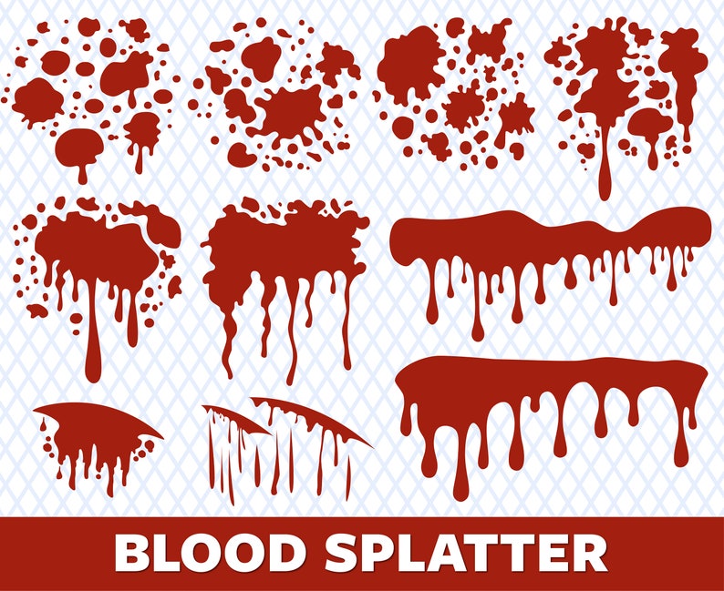 Blood Splatter Svg Blood Svg Blood Drip Svg Dripping Blood Svg Blood ...