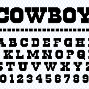 Cowboy Font Ttf Svg Bestanden Cowboy Font Svg Western Font Wild West Font Rancho Font Coybow Font Svg Voor Cricut Cowboy Script Digital Font