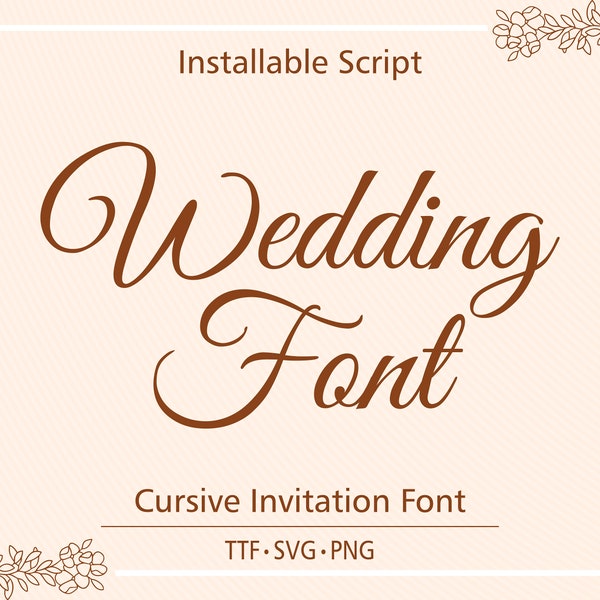 Wedding Font Invite Font Wedding Calligraphy Font Wedding Cursive Font Wedding Script Font Bride Font Cursive Font Best Day Digital Font