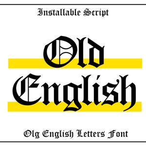 Old English Font Ttf Svg Files Celtic Font English Font Old English Letters Font Celtic Monogram Font Old English Monogram Font Digital Font