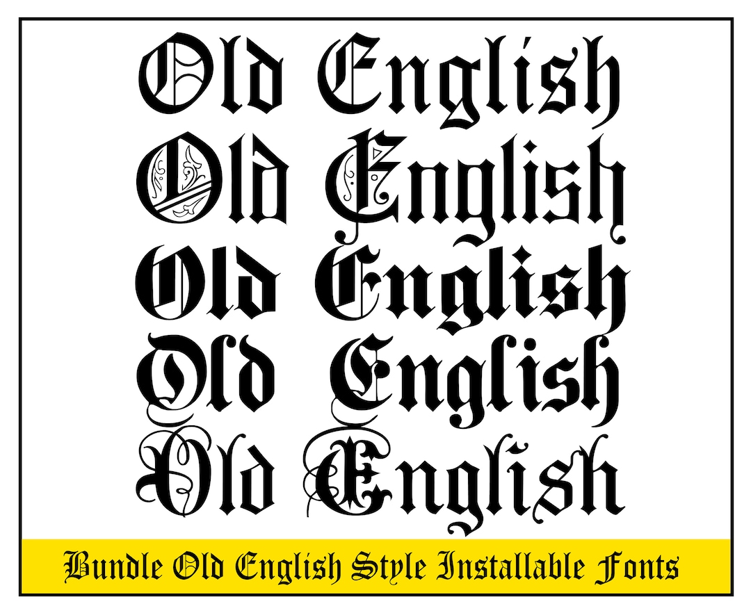 Old English フォント Ttf Svg Celtic フォント 英語フォント