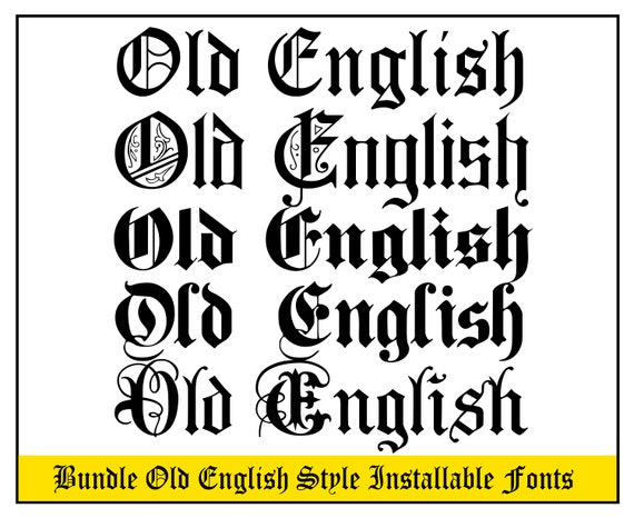 Olde English - Old English Font Free – MasterBundles