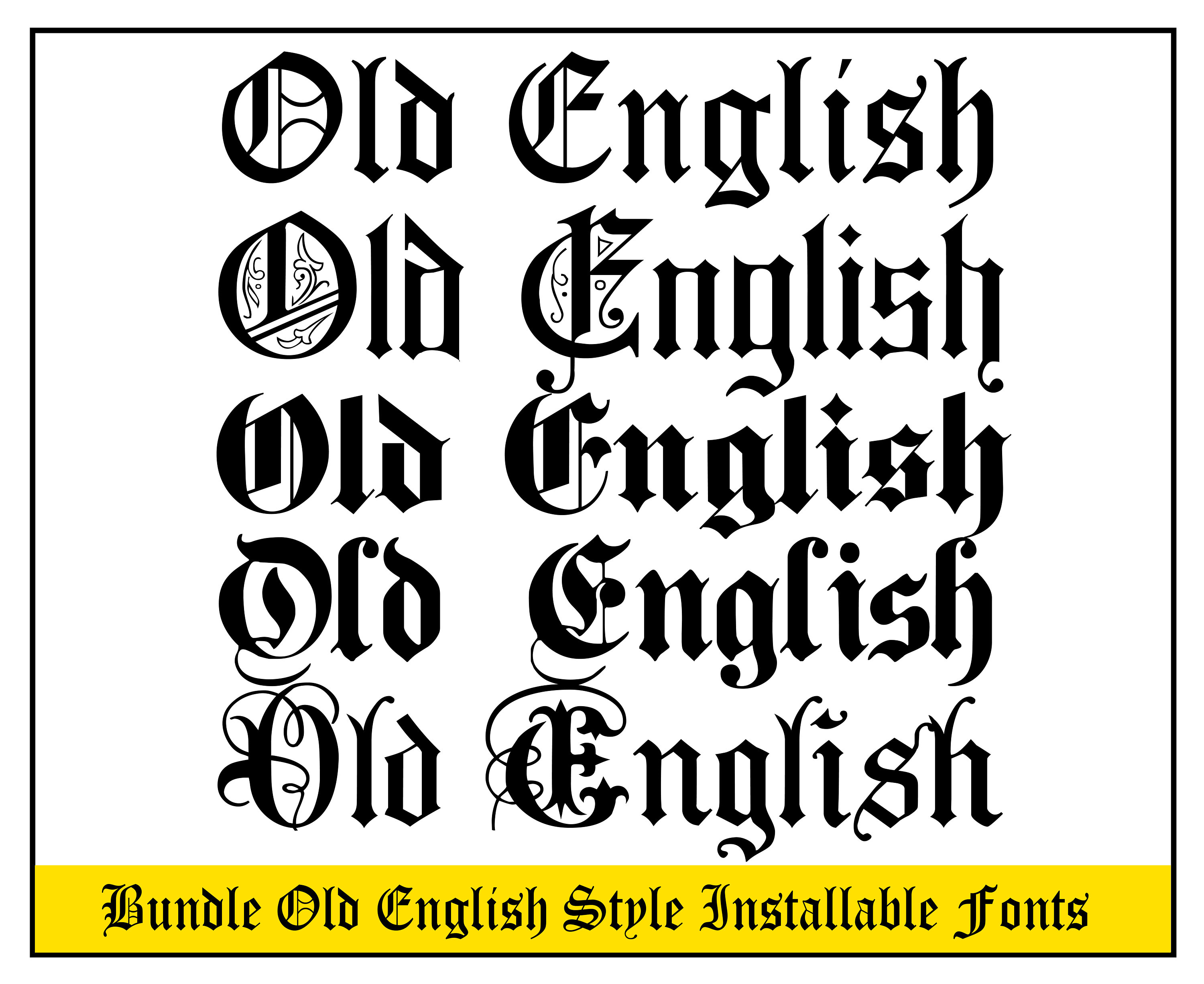 Old English Font Ttf Svg Celtic Font English Font Old English Letters Font  Celtic Monogram Font Old English Monogram Font Digital Font 