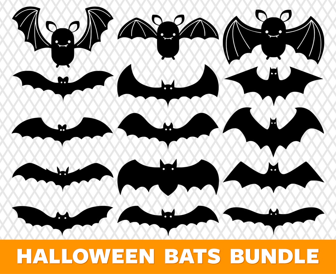 Bats Svg Bat Svg Cricut Bat Wings Svg Halloween Bat Svg Flying Bats Svg