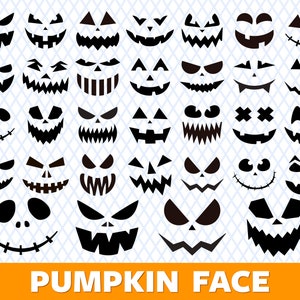 Pumpkin Face Svg Halloween Face Svg Scary Pumpkin Face Svg Cute Pumpkin Face Svg Pumpkin Face Svg Bundle Pumpkin Face Svg Files For Cricut
