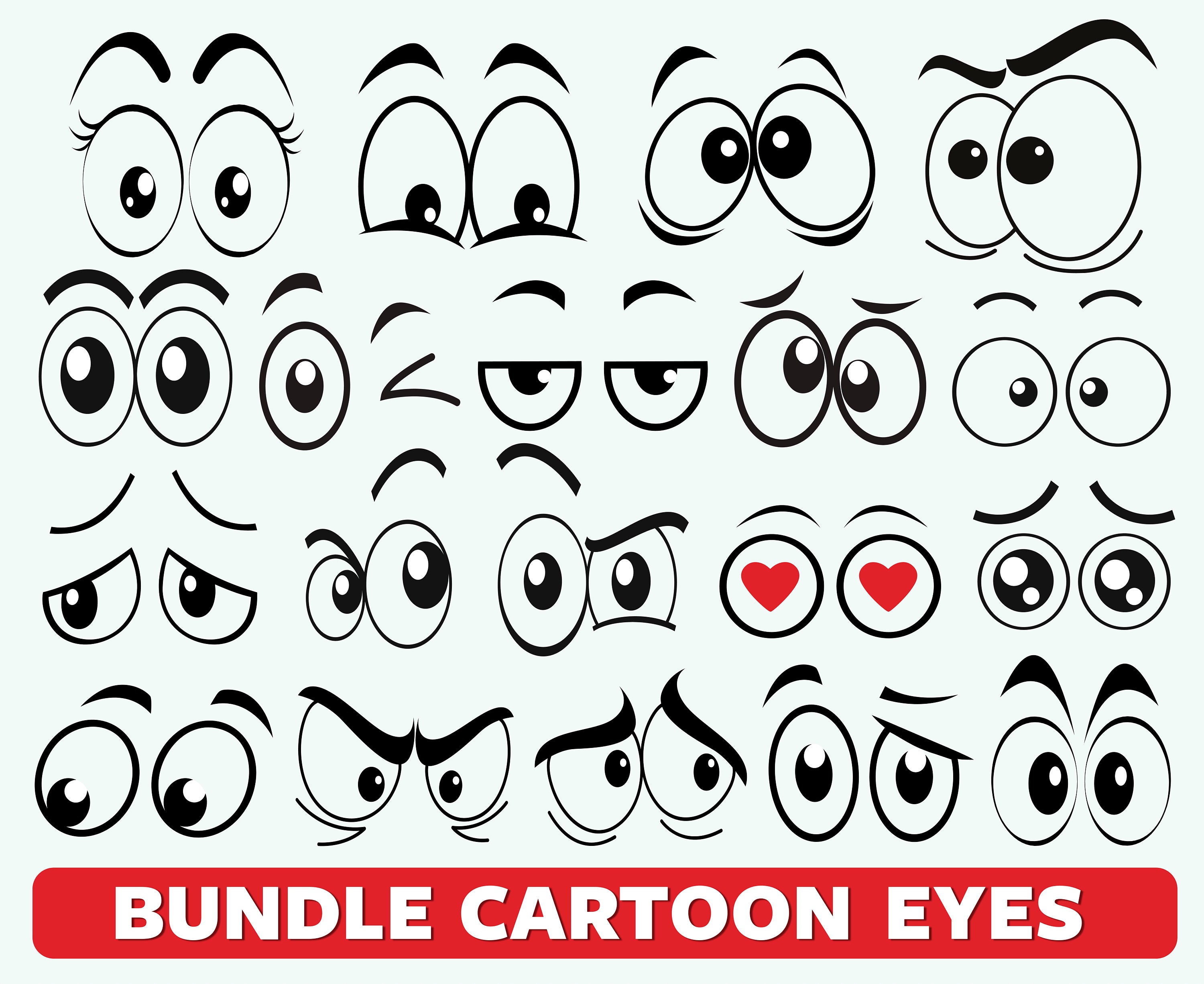 Cartoon Eyes Emoji Cartoon Eyes Emoji
