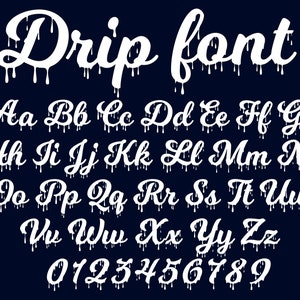 Drip Font Dripping Font Dripping Letters Font Dripping Letters Svg Slime Dripping Font Drip Font Svg Halloween Font Drip Font Für Cricut