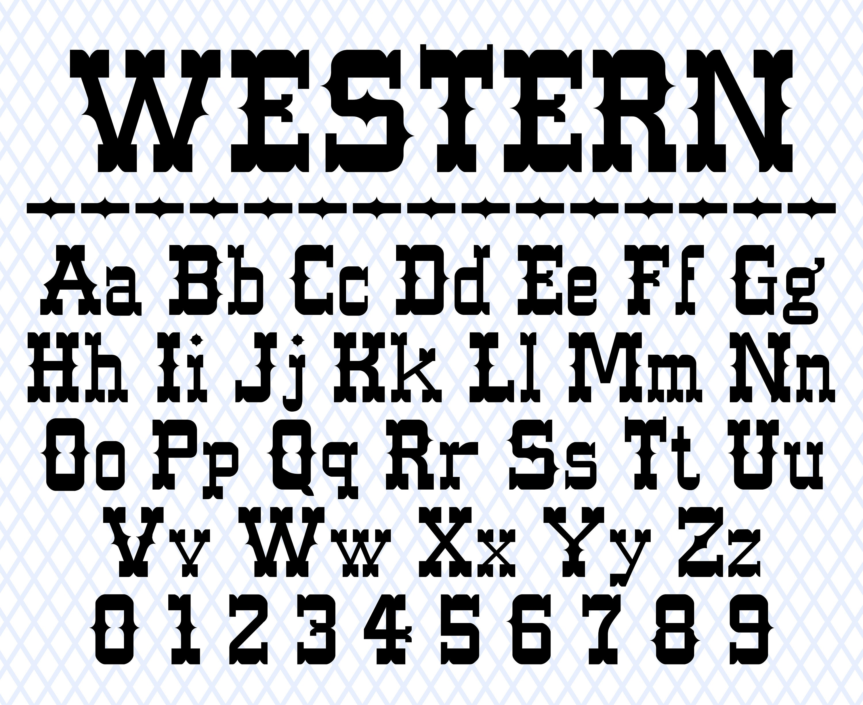 Western Font Ttf Svg Files Cowboy Font Cowboy Font Svg Western - Etsy ...