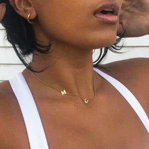 Kids monogram hotsell necklace