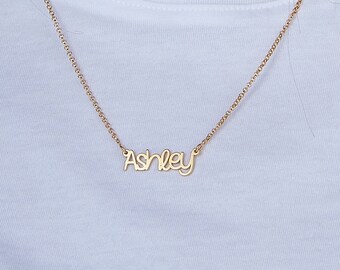 Nathan name deals necklace