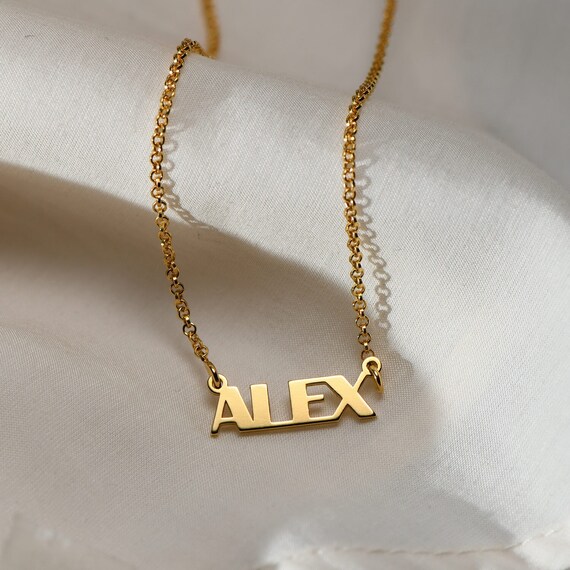 Luna name necklace sale