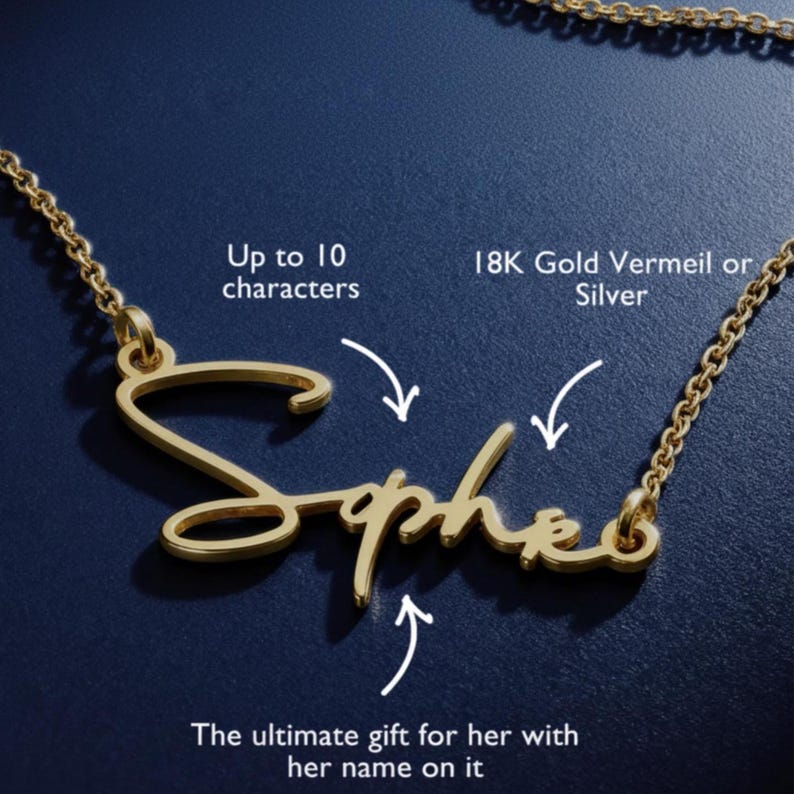 Take A Look About Oak Luna Name Necklace