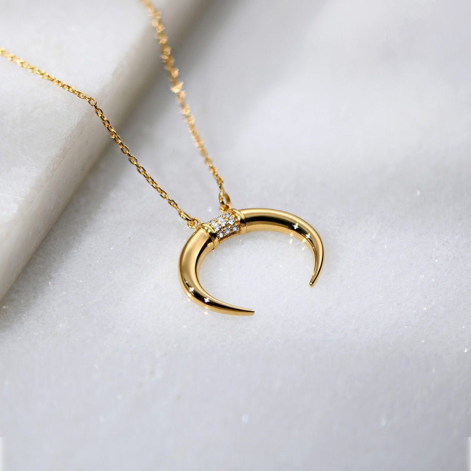 Oak and Luna Personalized Crescent Moon 