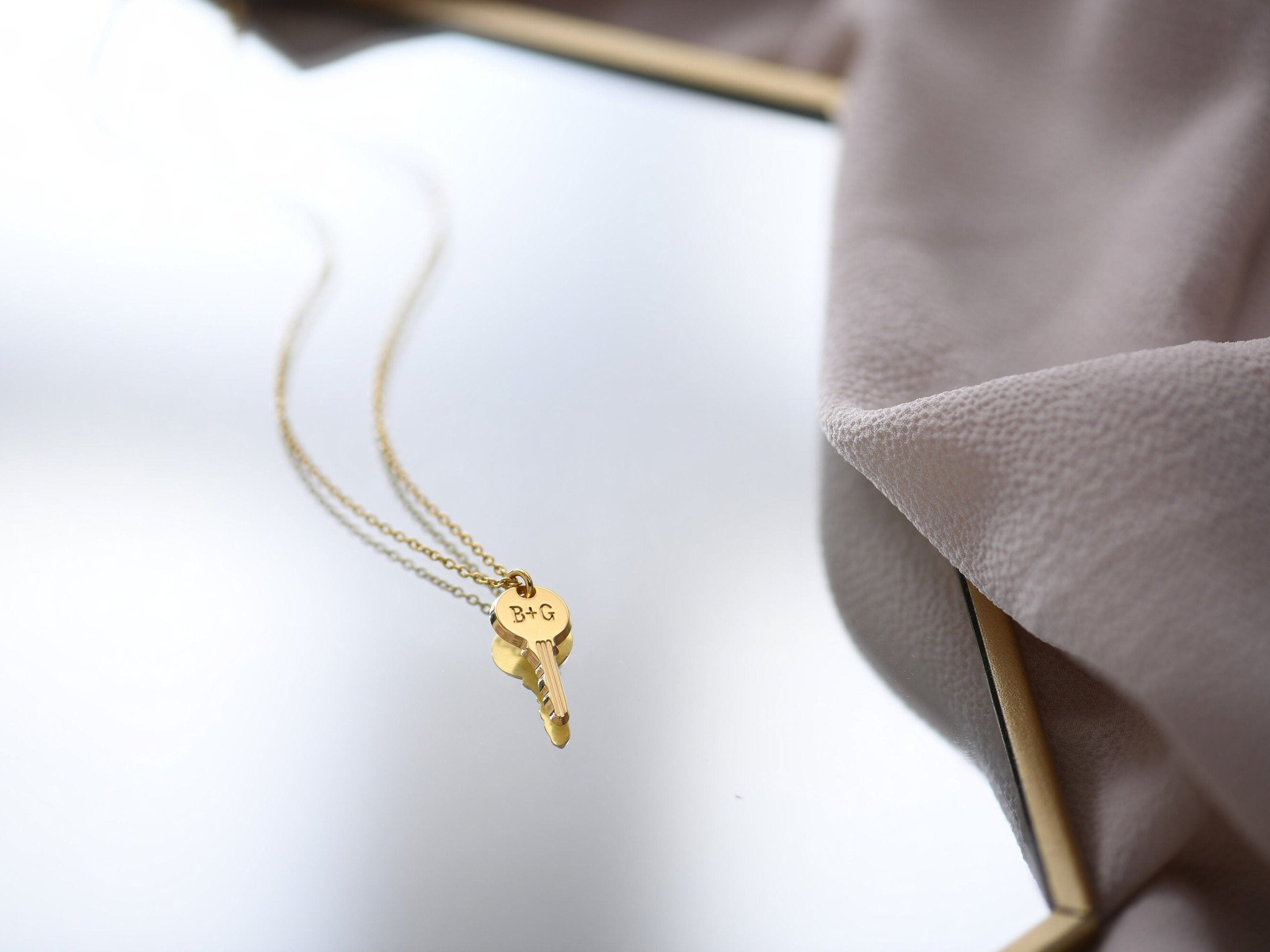 Oak and Luna Personalized Key Pendant 