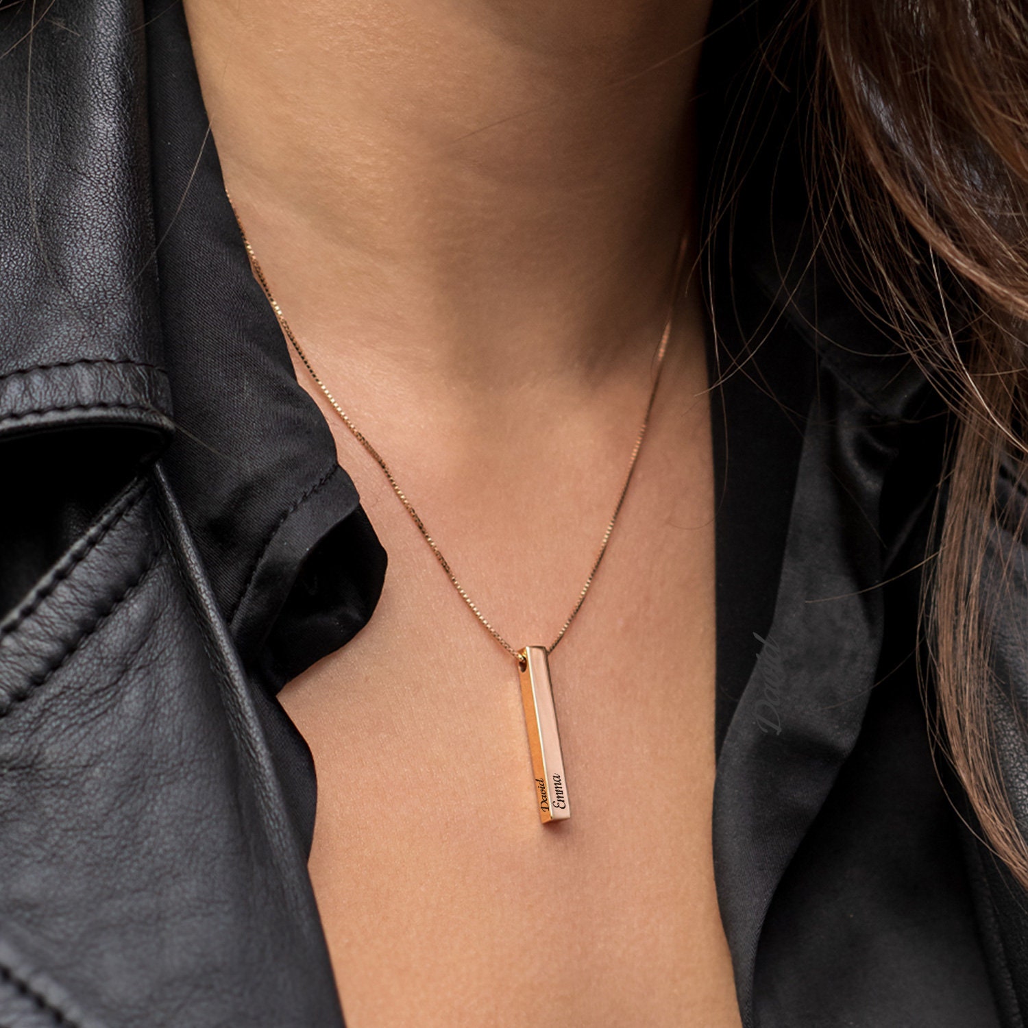 Pillar bar necklace deals