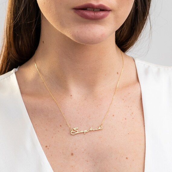 Etsy signature shop necklace