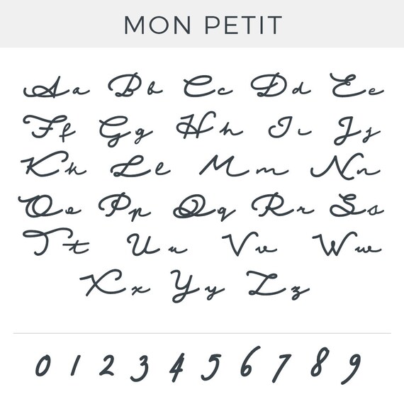 Mon Petit Personalized Name Necklace 