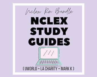 NCLEX RN Review (Bundle) Study Guides