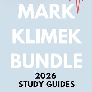 MEGA NCLEX-RN 2026 Bundle Packet | (Study Guides Based on Mark K's Lectures) | 500+ pages