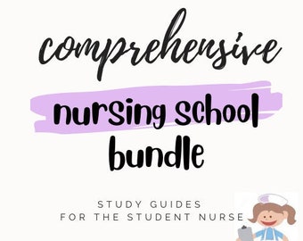 Bundle - Comprehensive Nursing School Study Guides | Nursing Notes