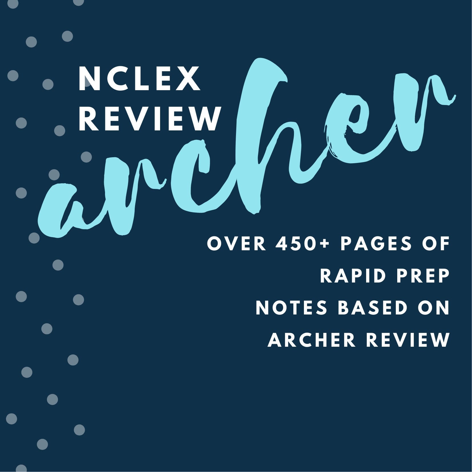Archer Prep Review for NCLEX Study Guide Etsy