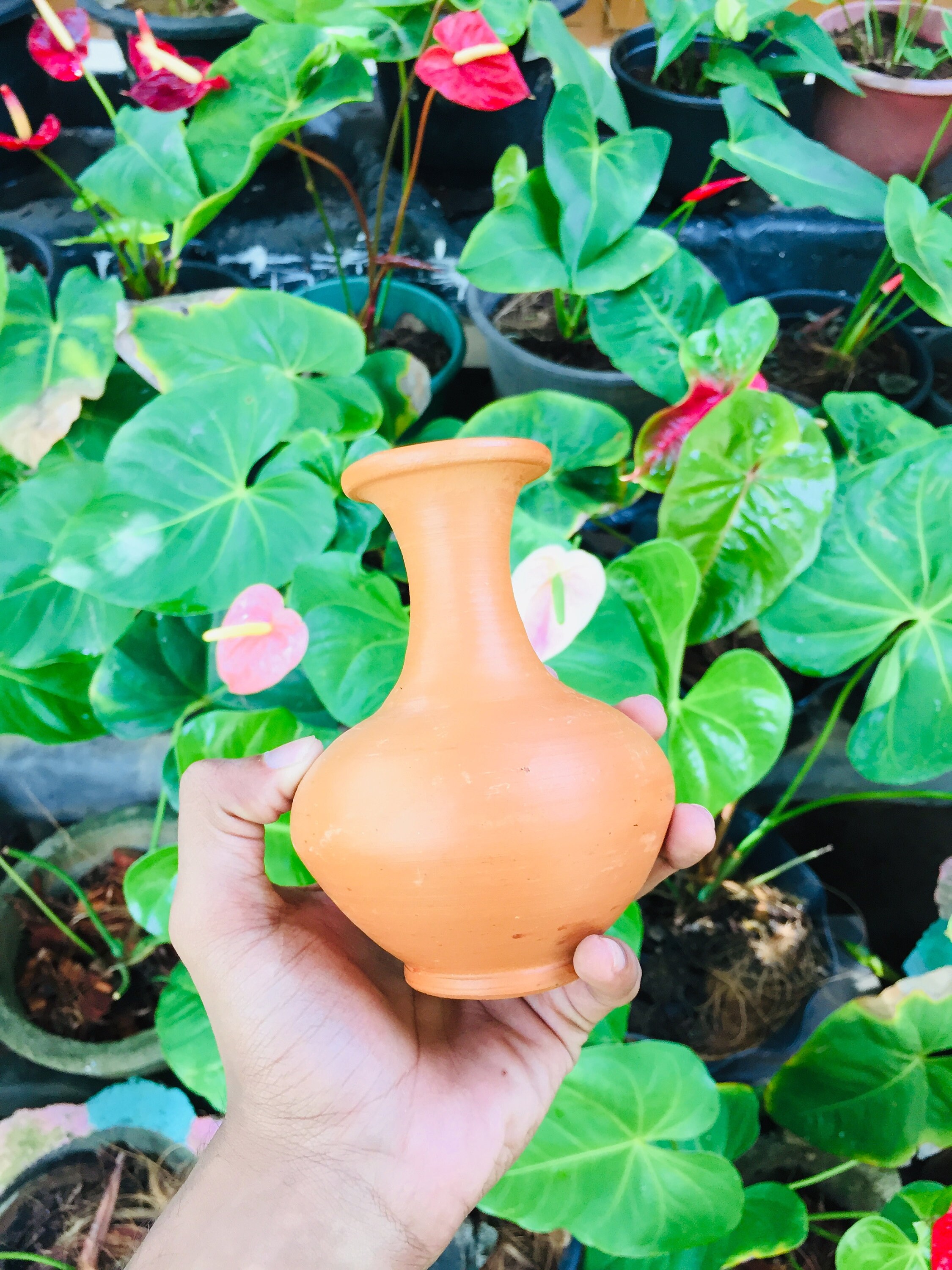 Handmade Flower Vases Clay Flower Vases Handmade Pottery Etsy