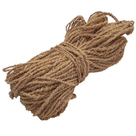 Coconut Fiber Rope Coconut Rope Natural Coconut Rope Handmade Etsy