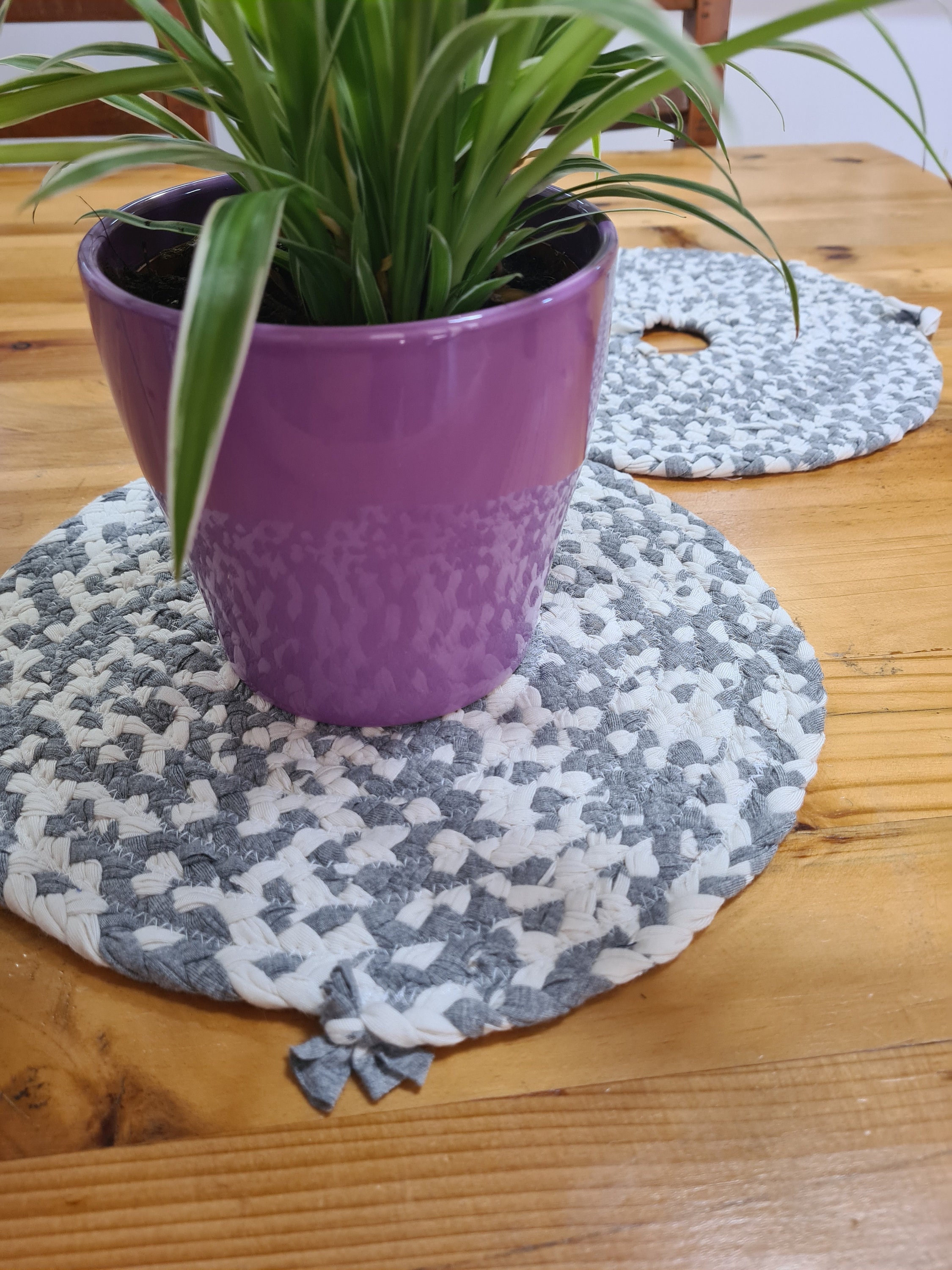 Pot Plant Mats x 2 PLUS 2 matching trinket vessels Etsy