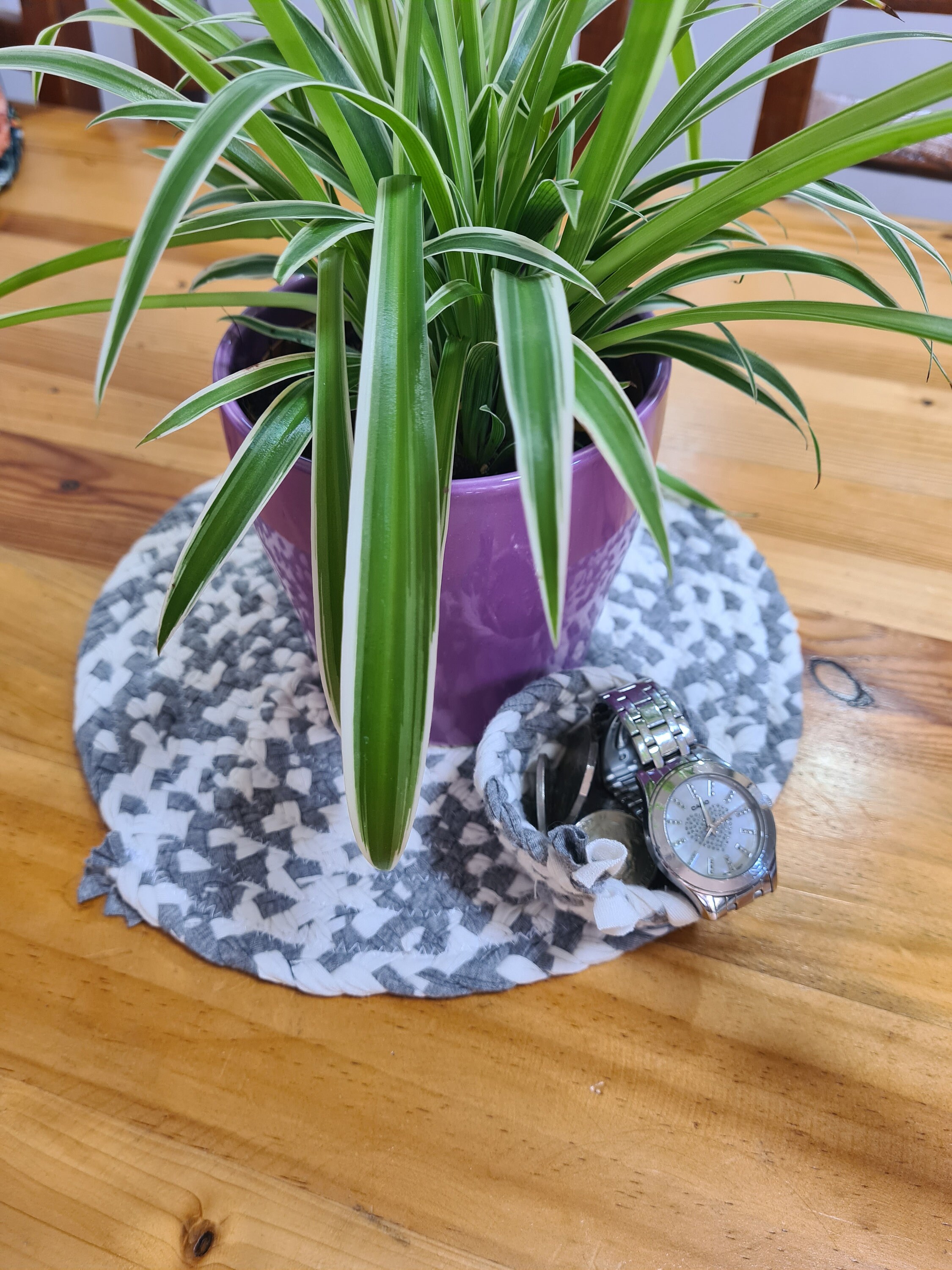 Pot Plant Mats x 2 PLUS 2 matching trinket vessels Etsy