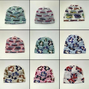 Kids Cotton Jersey Beanie / Hat 1-3 years old